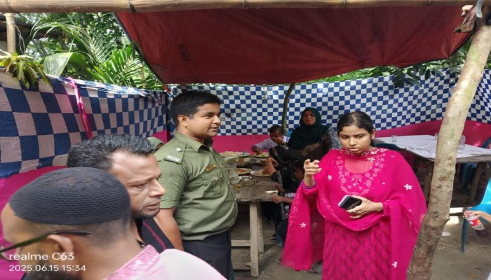 শরীয়তপুরে-নড়িয়া উপজেলা বাল্যবিবাহ বন্ধ করলেন আনসার-ভিডিপি সদস্যরা।