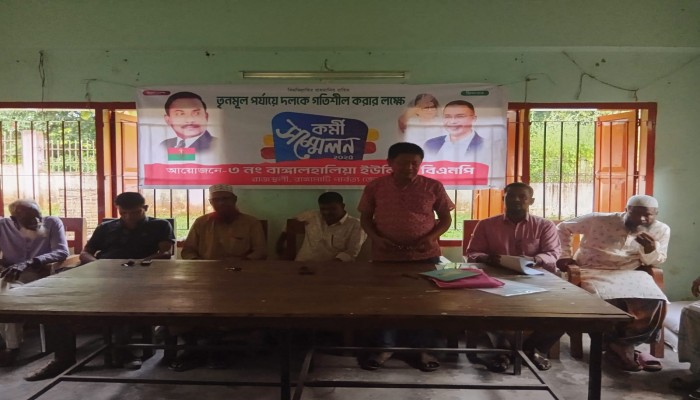 বাঙ্গালহালিয়া ইউনিয়ন বিএনপির উদ্যোগে কর্মী সভা অনুষ্ঠিত