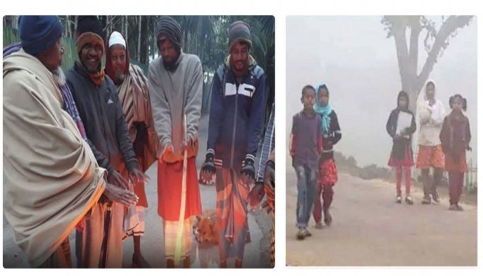 বুড়িচংয়ে শীত ও কুয়াশায় স্বাভাবিক জনজীবন বিপর্যস্ত