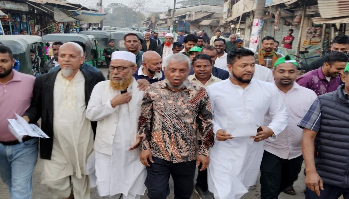গোয়াইনঘাটে গণসংযোগ-সমাবেশ: উন্নয়ন ও জনগণের স্বার্থ রক্ষায় অতীতেও আপস করিনি, ভবিষ্যতেও করব না: আরিফুল হক চৌধুরী