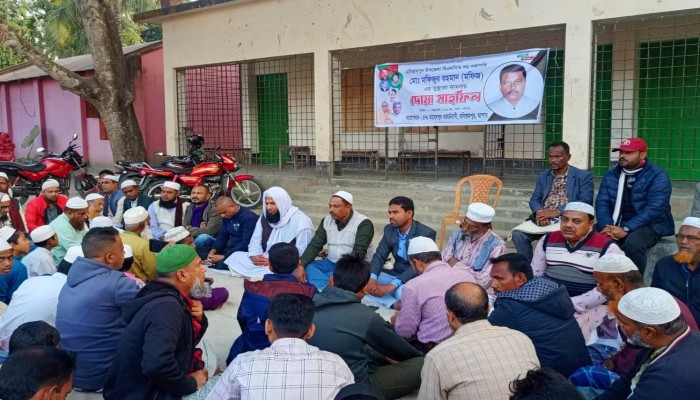 মণিরামপুরে বিএনপি নেতার সুস্থতা কামনায় দোয়া মাহফিল