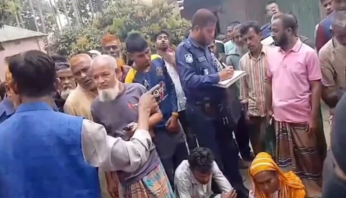 শেরপুরে জমিসংক্রান্ত বিষয় নিয়ে এক কৃষককে হত্যার অভিযোগ : পুলিশের হাতে আটক ৩মহিলা