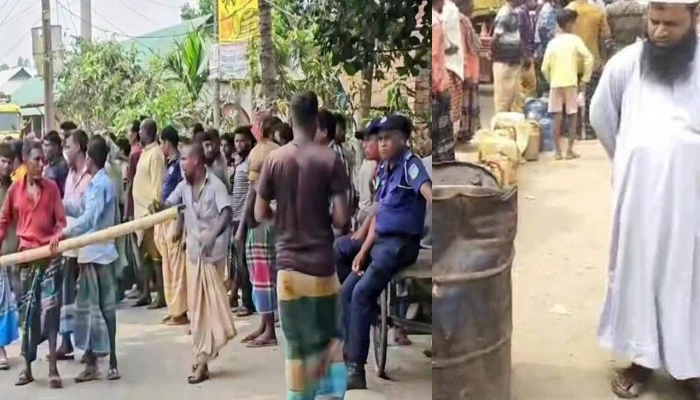 সরিষাবাড়ীতে তেল সংকট, ক্ষুব্ধ কৃষকদের সড়ক অবরোধ