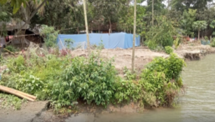 ​বানারীপাড়ায় ভাঙনকবলিত সন্ধ্যা নদীতে আবারও বালুমহাল ইজারা !