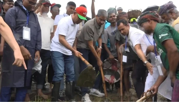 ৪৯ বছর পর বাসিয়া নদী পুনঃখনন উদ্বোধন করলেন প্রধানমন্ত্রী