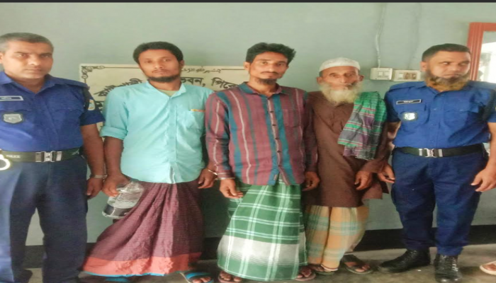 কাউখালী থানা পুলিশের বিশেষ অভিযানে ৪ আসামি গ্রেফতার