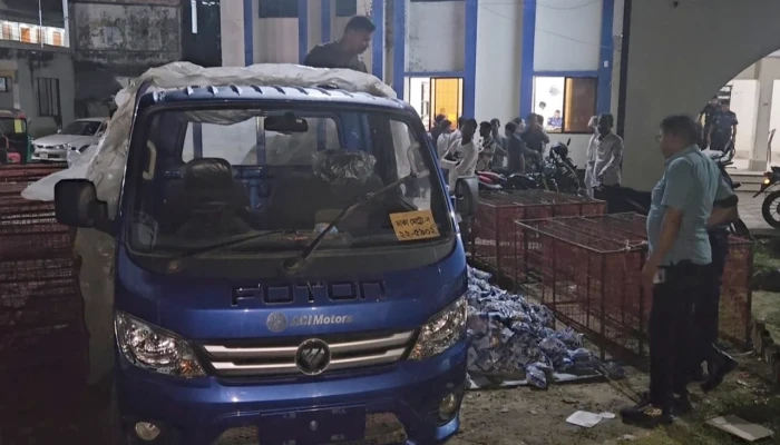 মৌলভীবাজারে ৩০ লাখ টাকা মূল্যের ভারতীয় পণ্য জব্দ