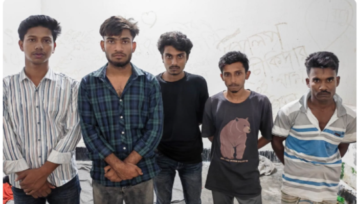 বাকেরগঞ্জে ওসি আদিলের মাদকবিরোধী অভিযানে আটক ৫   প্রত্যেককে তিনমাসের  কারাদণ্ড