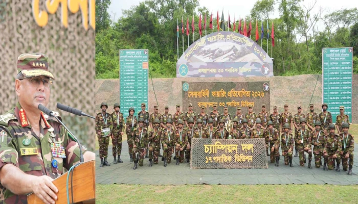 দেশের প্রয়োজনে মাঠে দায়িত্ব পালন শেষে সেনারা ব্যারাকে ফিরে যাচ্ছে