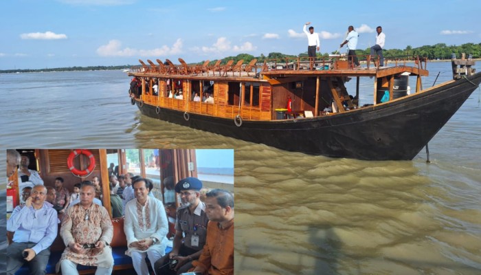 কীর্তনখোলা নদীতে নৌ-তরী 'কুইন অফ উলানিয়া' উদ্বোধণ