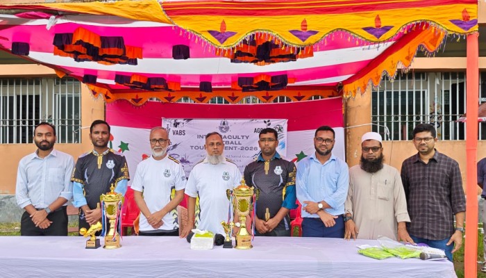 খুলনা কৃষি বিশ্ববিদ্যালয়ে আন্তঃঅনুষদ ফুটবল টুর্নামেন্টের শুভ সূচনা
