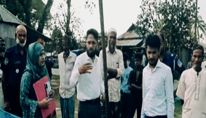 পরিবেশ দূষণ রোধে-নান্দাইলে ভ্রাম্যমাণ আদালতের অভিযান