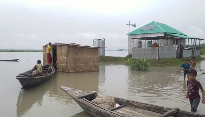 রংপুর বিভাগের ৫ জেলায় আবারও বন্যার পূর্বাভাস