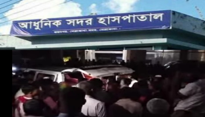 নেত্রকোনা সদর হাসপাতালে রোগীর মৃত্যু ঘিরে ভাঙচুর