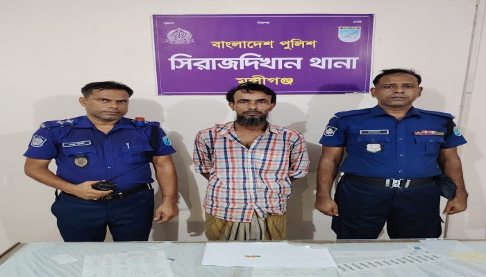 সিরাজদিখানে ১০ পিস ইয়াবাসহ দোকানদার গ্রেপ্তার
