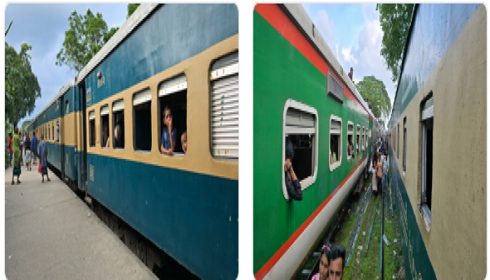 কটিয়াদীতে এগারোসিন্ধু গোধুলী ট্রেনের ইঞ্জিন বিকল, দুর্ভোগে যাত্রীরা