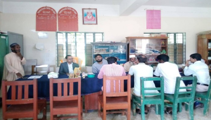 মধুপুরে ইউএনও’র পিরোজপুর ইয়াকুবিয়া ছিদ্দিকীয়া দাখিল মাদরাসা পরিদর্শন