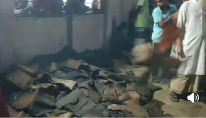 বাইশারীতে আগুনে রাবার ধুমঘর ভস্মীভূত: ক্ষতি প্রায় ১২ লাখ টাকা