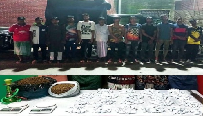জেনেভা ক্যাম্পে মাদক ও ছিনতাই বিরোধী সেনাবাহিনী ও র‍্যাবের বিশেষ অভিযানে দেশীয় অস্ত্র ও মাদকদ্রব্যসহ ১৭ জন গ্রেপ্তার।