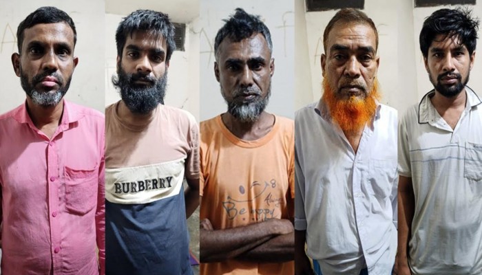 কালীগঞ্জে তিন পৃথক অভিযানে গাঁজা, হেরোইন ও ইয়াবাসহ পাঁচ মাদককারবারি গ্রেপ্তার