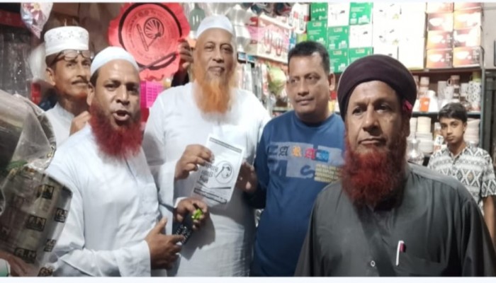 রাজগঞ্জে হাতপাখার এমপি প্রার্থী জয়নাল আবেদীন টিপুর গণসংযোগ ও পথসভা