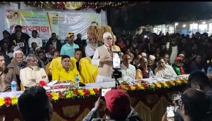 বিএনপি'র মনোনয়ন প্রত্যাশী এ জেড এম রেজওয়ানুল হকের পথসভায় অনুষ্ঠিত।