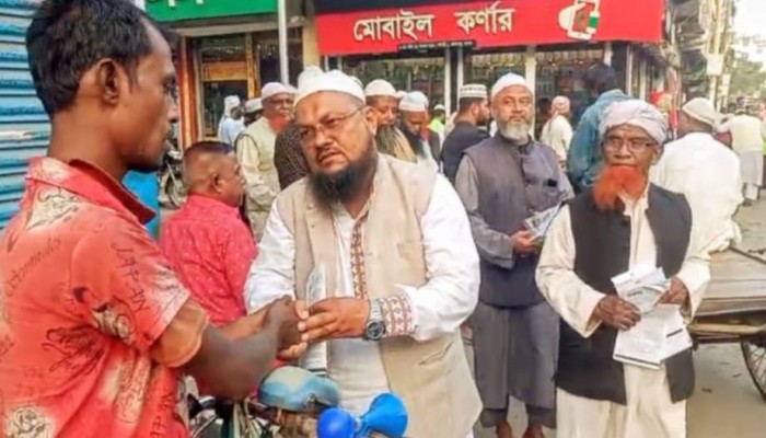 কেশবপুরে হাতপাখার প্রার্থী গাজী সহিদুল ইসলামের ব্যাপক গণসংযোগ