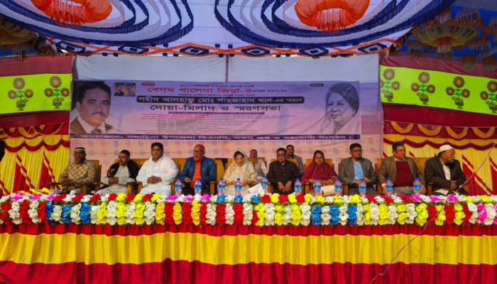 বিএনপির চেয়ার পার্সন বেগম খালেদা জিয়ার রোগমুক্তির কামনায় দোয়া মোনাজাত
