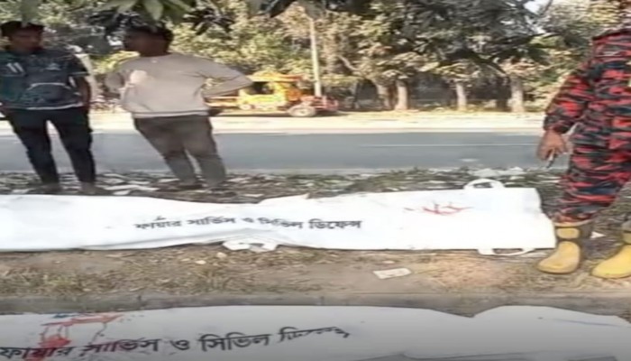 ভেড়ামারায় কাভার্ডভ্যানের চাপায় দুই পুলিশ সদস্য নিহত