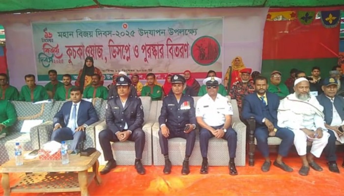 হিজলায় মহান বিজয় দিবস পালিত