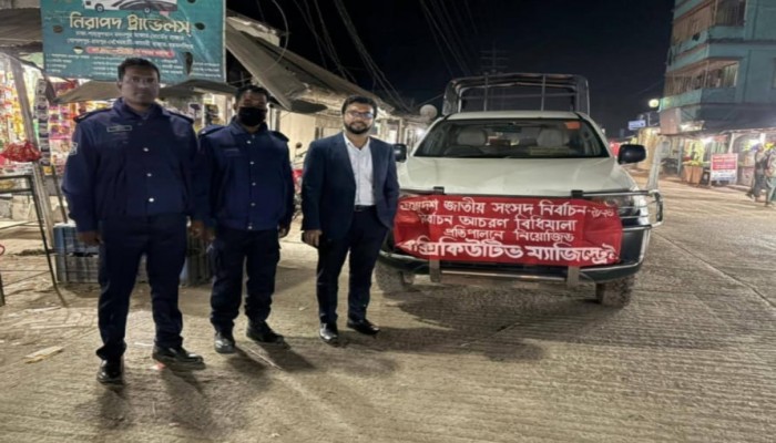 কেন্দুয়ায় আচরণ বিধিমালা বাস্তবায়নে মোবাইল কোর্ট