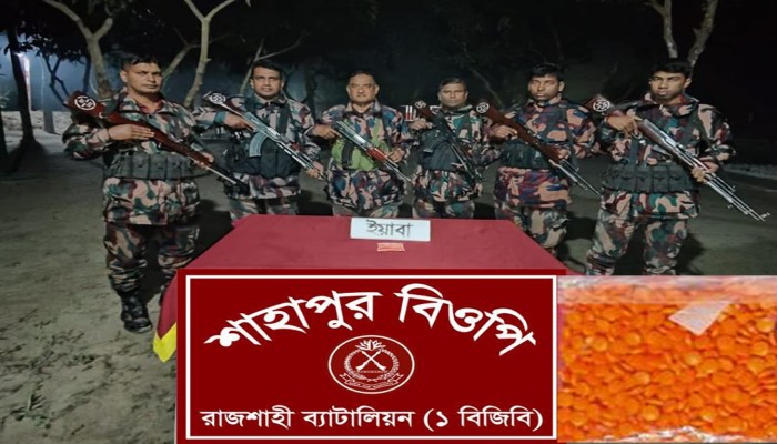 রাজশাহীর পদ্মার তীরে বিপুল পরিমান ভারতীয় ইয়াবা জব্দ