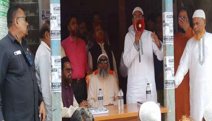 মুন্সীগঞ্জ-১ ধানের শীষের প্রার্থী শেখ মো. আব্দুল্লাহর গণসংযোগ ও পথসভা