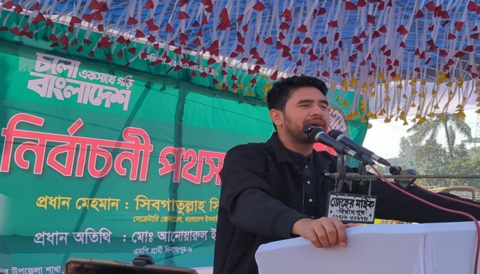 নতুন কোনো ফ্যাসিবাদ মেনে নেবে না ছাত্রসমাজ: শিবগাতুল্লাহ