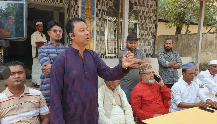 ​কুমিল্লা-৫ বুড়িচংয়ের মোকামে প্রবাসী শহিদুল ইসলাম এর আয়োজনে ধানের শীষের নির্বাচনী উঠান বৈঠক