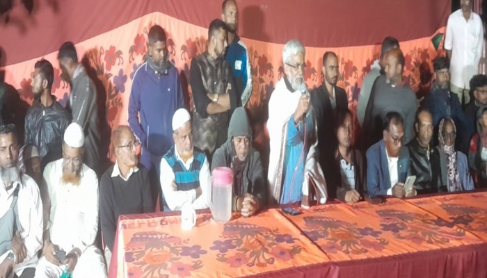 ​বুড়িচংয়ে ধানের শীষের নির্বাচনী উঠান বৈঠক