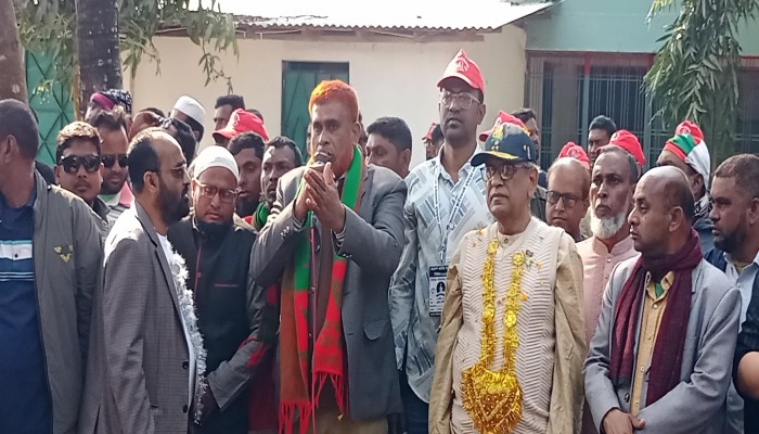 তানোরের পাঁচন্দর ইউপি বিএনপির নির্বাচনী সভা