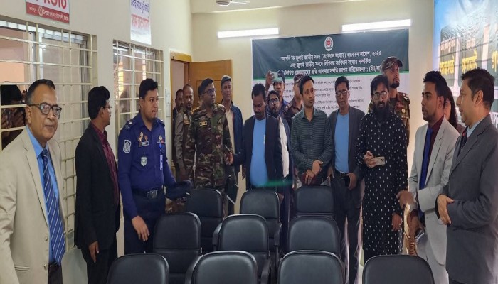 ​বোয়ালখালীতে নির্বাচনী কন্ট্রোল রুম উদ্বোধন