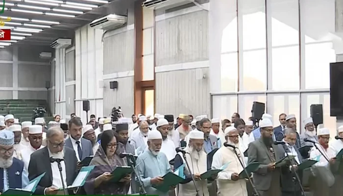 শফিকুর রহমানের নেতৃত্বে শপথ নিলেন জামায়াত জোটের এমপিরা