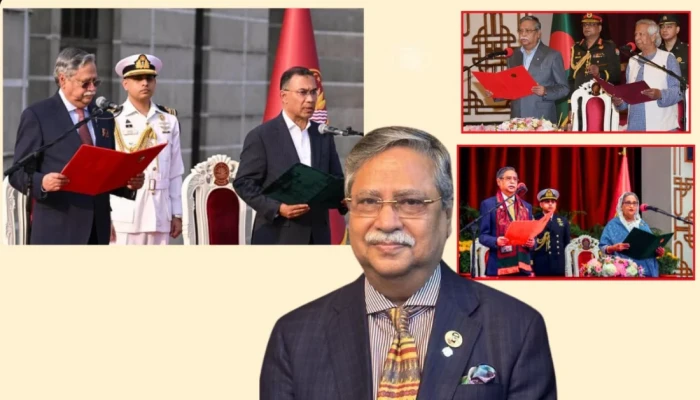 তিন বছরে তিন সরকারকে শপথ পড়ালেন রাষ্ট্রপতি সাহাবুদ্দিন