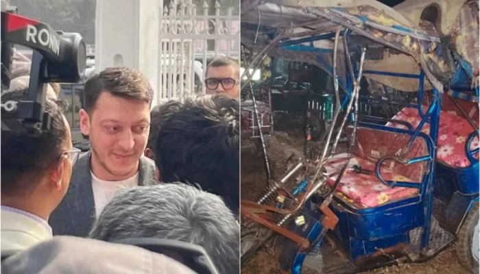 দুর্ঘটনার কবলে ওজিলের গাড়িবহর