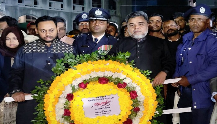 ​মহান একুশে ফেব্রুয়ারিতে বড়লেখায় ভাষা শহীদদের প্রতি শ্রদ্ধা