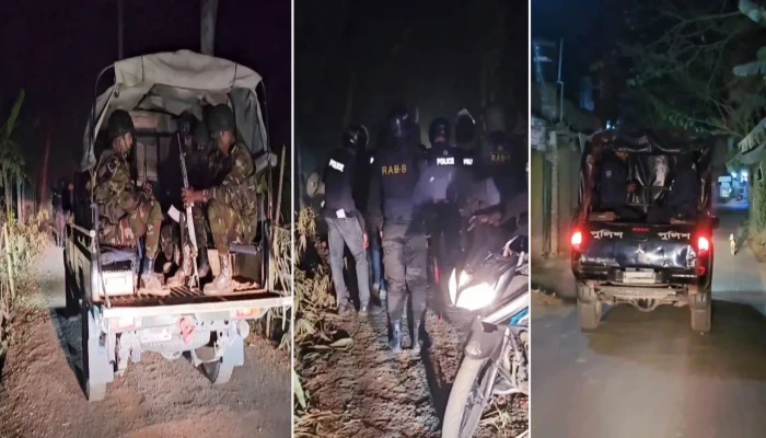 মাদারীপুরে টর্চলাইট জ্বালিয়ে সংঘর্ষ, শতাধিক হাতবোমা বিস্ফোরণ