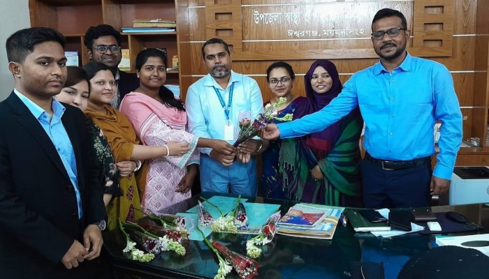 ​ঈশ্বরগঞ্জ উপঃ স্বাস্হ্য কমপ্লেক্সে দশ চিকিৎসকের যোগদান, কাটলো চিকিৎসক সংকট