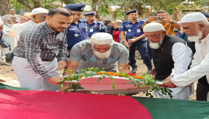 কালীগঞ্জে সড়ক দুর্ঘটনার ৮ দিন পর না ফেরার দেশে বীর মুক্তিযোদ্ধা ফজলুল হক শেখ