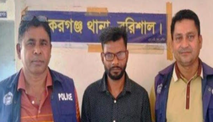 বরিশালে ১৬ মামলার আসামী নিজাম ডাকাত গ্রেপ্তার