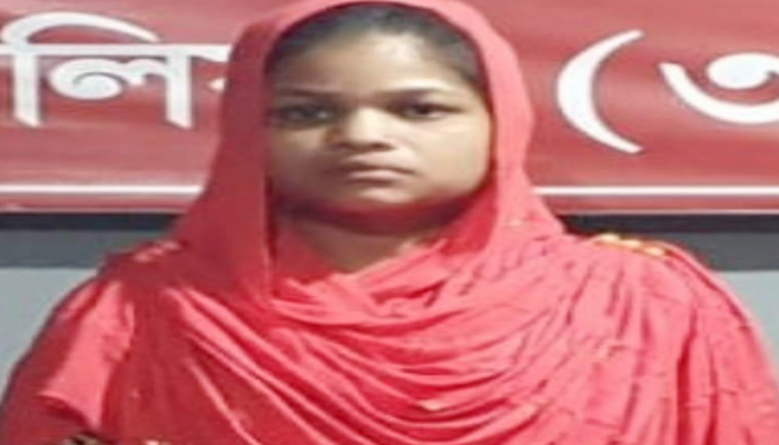 শ্বশুড়বাড়ি থেকে মাদক মামলার ওয়ারেন্টভুক্ত গৃহবধূ গ্রেফতার