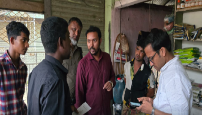 ‎নবীগঞ্জে সড়ক ও ফুটপাত দখলমুক্তে অভিযান, ১৪ মামলায় জরিমানা ২ লাখ ৭৭ হাজার টাকা