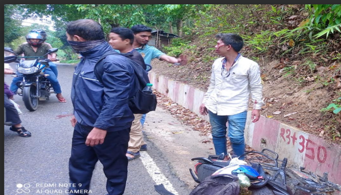 কাপ্তাইয়ের রাইখালীতে প্রাডো-মোটরসাইকেল সংঘর্ষ: আহত চালক হাসপাতালে