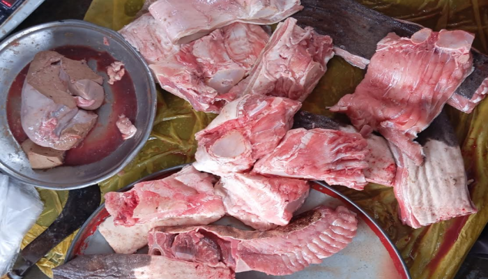 কাউখালীতে প্রকাশ্যে নিষিদ্ধ হাঙ্গর শাপলা পাতা মাছ বিক্রি